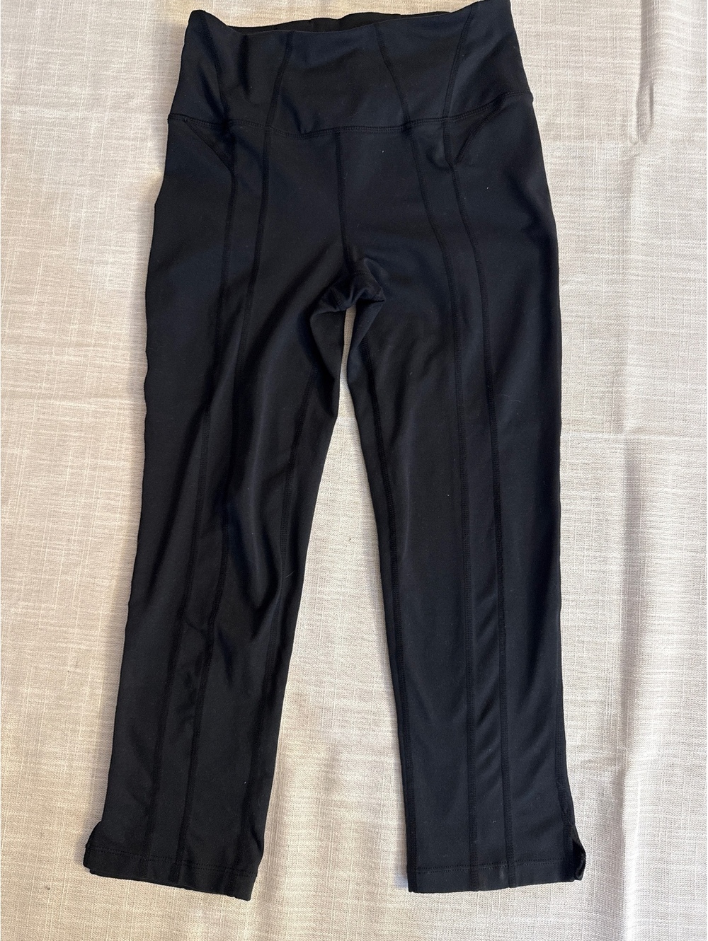 Free People Black capri leggings